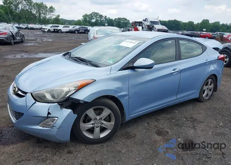 2012 Hyundai Elantra Gls (Ulsan Plant) z USA, uszkodzony, nr VIN KMHDH4AE4CU361364